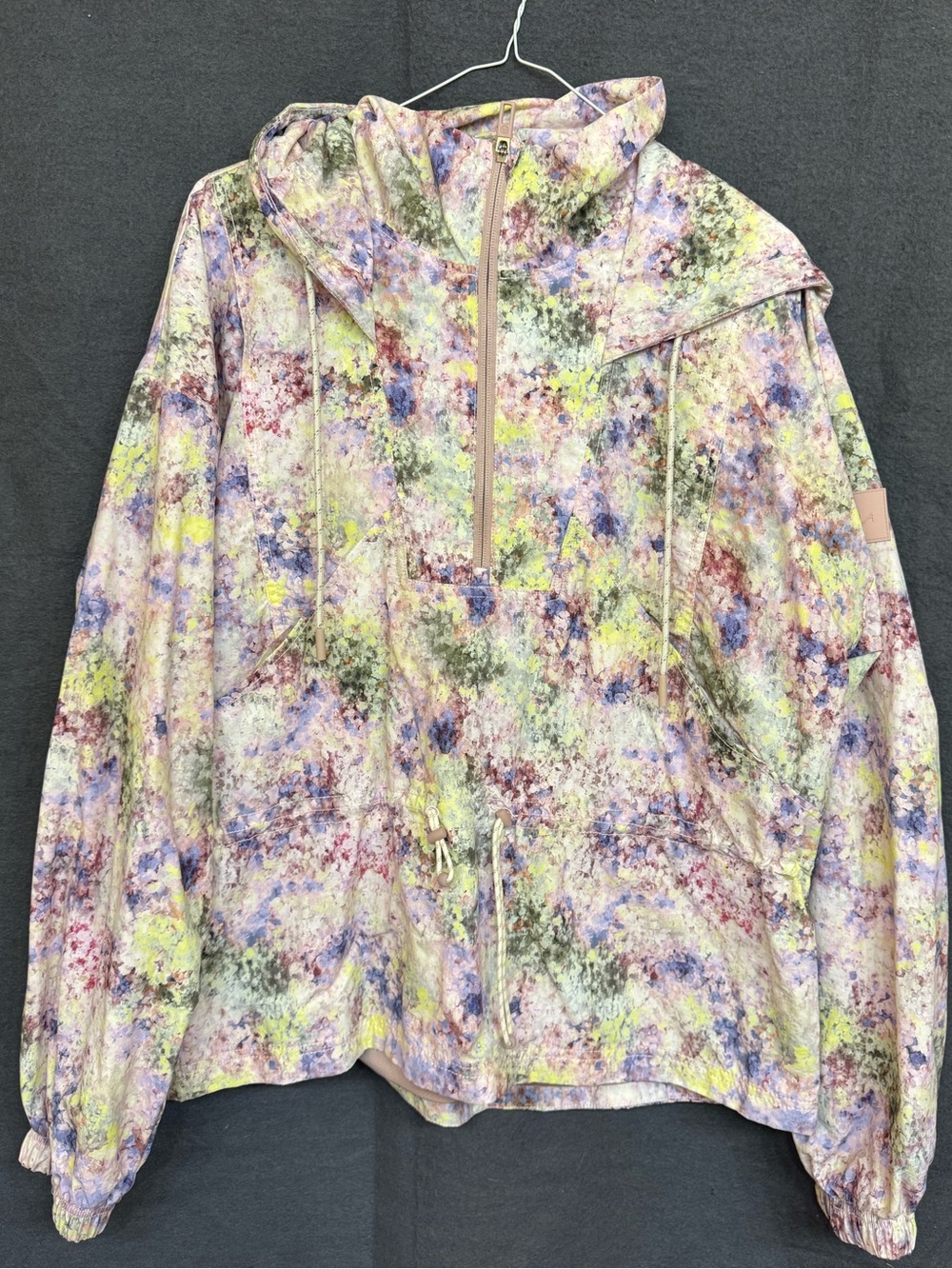 CALIA Women’s Pastel Multi-Color Hooded Anorak Jacket
